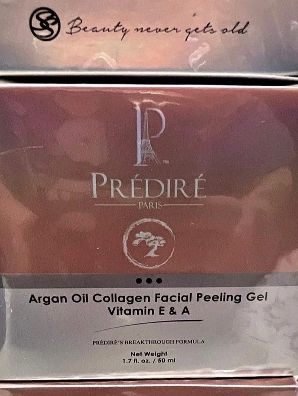 Prédiré Paris Argan Oil Collagen Facial Peeling Gel Vitamin E & A Facial Peeling